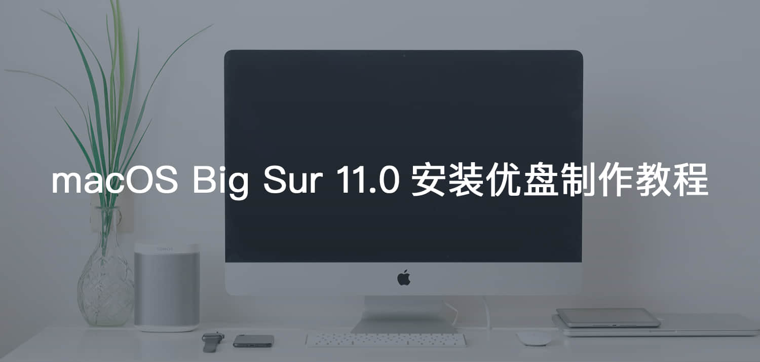 macOS Big Sur 11.0安装优盘制作教程